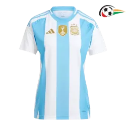 Camiseta Argentina Qualidade TAILANDESA Home Primeiro Kit 2024 Mulher Azul/Branco