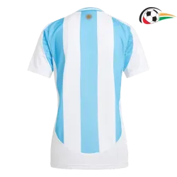 Camiseta Argentina Qualidade TAILANDESA Home Primeiro Kit 2024 Mulher Azul/Branco