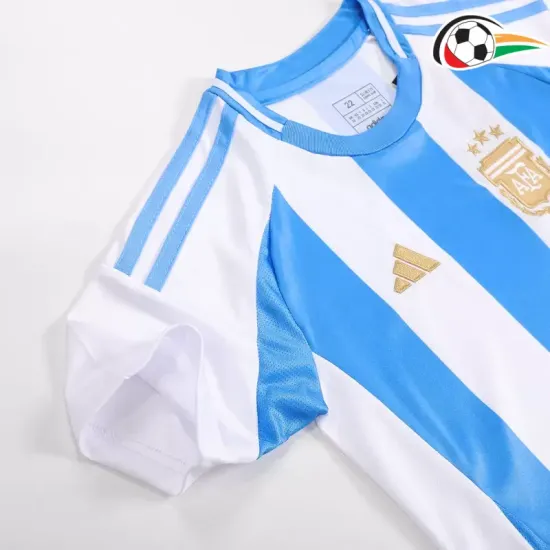 Camisola Argentina Replicas Local 2024 (Camisola + Calções) Azul/Branco Camisola Argentina Replicas Local 2024 (Camisola + Calções) Azul/Branco