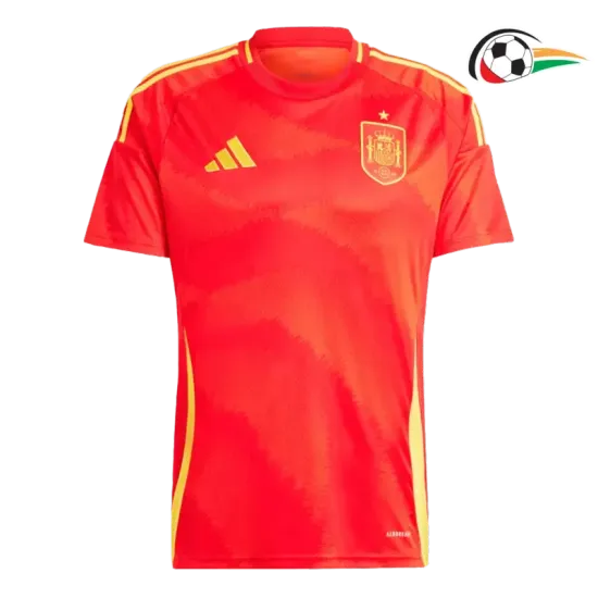España Camisola Qualidade Premium Primeiro Kit 2024 Vermelho