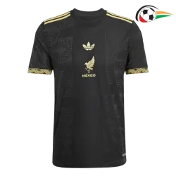 Camiseta México Qualidade Premium Terceiro Kit 2025 Versão Jogador Preto