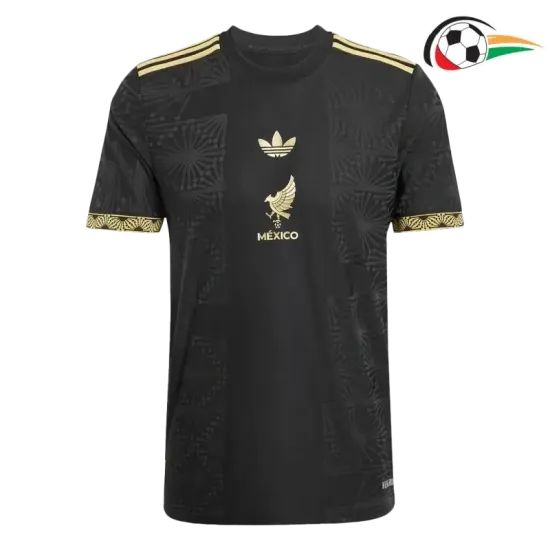 Camiseta México Qualidade Premium Terceiro Kit 2025 Versão Jogador Preto Camiseta México Qualidade Premium Terceiro Kit 2025 Versão Jogador Preto