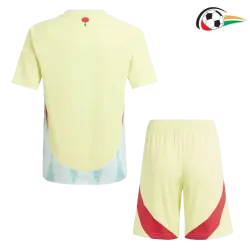 Camisola España Qualidade TAILANDESA Away Segundo Kit 2024 Infantil Amarelo