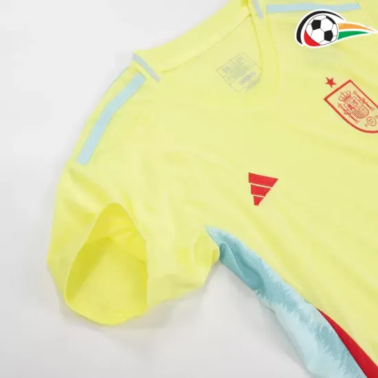 Camisola España Qualidade TAILANDESA Away Segundo Kit 2024 Infantil Amarelo Camisola España Qualidade TAILANDESA Away Segundo Kit 2024 Infantil Amarelo