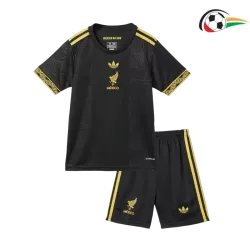 Equipacione México Futebol Thrid 2025 (Camisola + Calções) Preto
