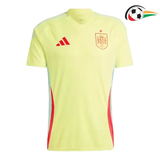 España Camisa Futebol Segundo Kit 2024 Amarelo España Camisa Futebol Segundo Kit 2024 Amarelo