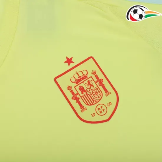 España Camisa Futebol Segundo Kit 2024 Amarelo España Camisa Futebol Segundo Kit 2024 Amarelo