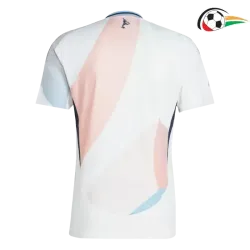 España Camiseta Replicas Visitante O EURO Feminino 2025 Branco