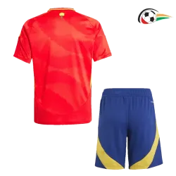España Equipacione Baratas Local 2024 Niños Vermelho