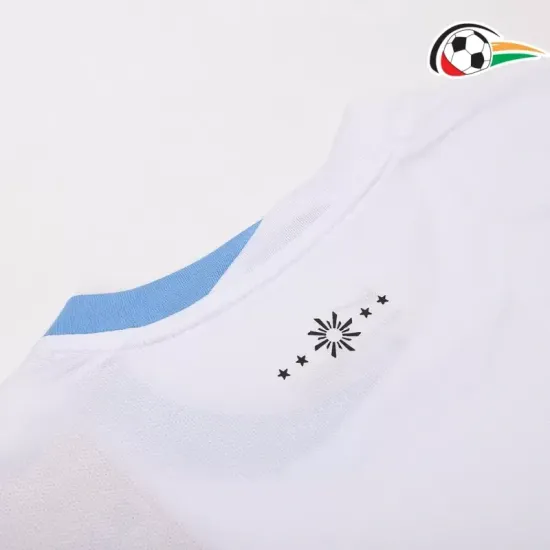 Uruguay Camisa Baratas Visitante Segundo Kit 2024 Branco