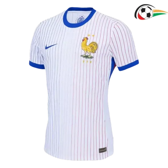 Camisola Francia Qualidade Premium Visitante 2024 Jogador Branco Camisola Francia Qualidade Premium Visitante 2024 Jogador Branco