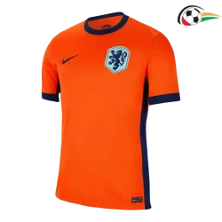 Camisola Holanda Replicas Primeiro Kit 2024 Laranja