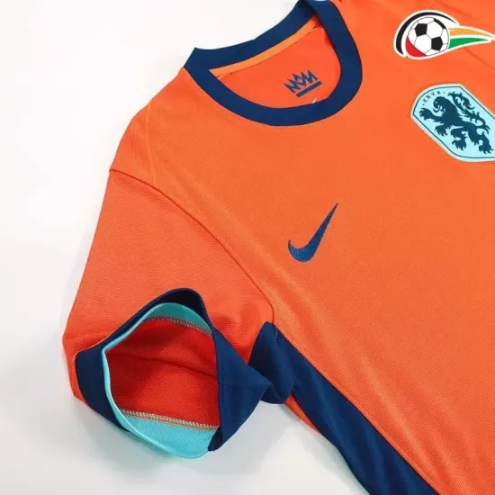 Camisola Holanda Replicas Primeiro Kit 2024 Laranja Camisola Holanda Replicas Primeiro Kit 2024 Laranja