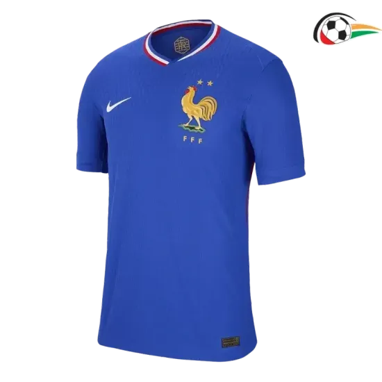 Francia Equipacione Qualidade AAA Home Primeiro Kit 2024 Versão Jogador Azul