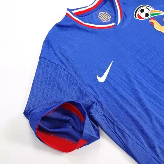 Francia Equipacione Qualidade AAA Home Primeiro Kit 2024 Versão Jogador Azul