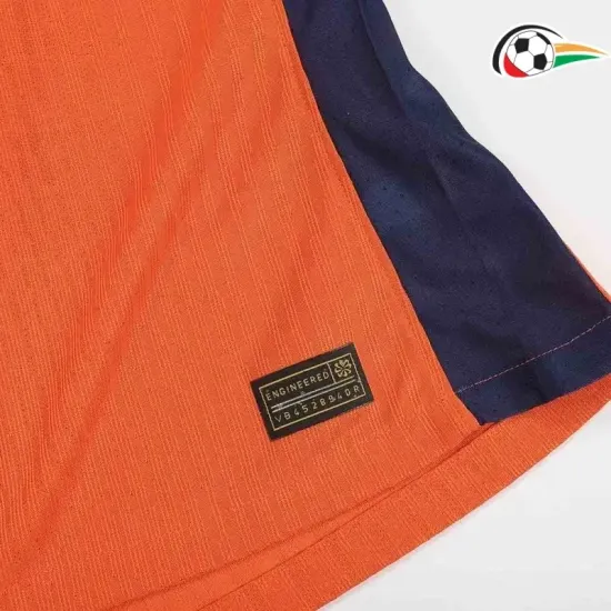 Holanda Camiseta Qualidade Premium Home Primeiro Kit 2024 Versão Jogador Laranja