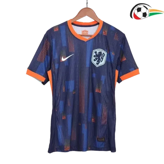 Holanda Equipacione Futebol Visitante 2024 Jogador Azul Holanda Equipacione Futebol Visitante 2024 Jogador Azul