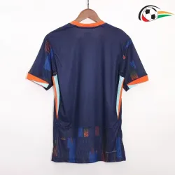 Holanda Equipacione Futebol Visitante 2024 Jogador Azul