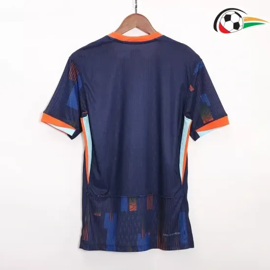 Holanda Equipacione Futebol Visitante 2024 Jogador Azul Holanda Equipacione Futebol Visitante 2024 Jogador Azul
