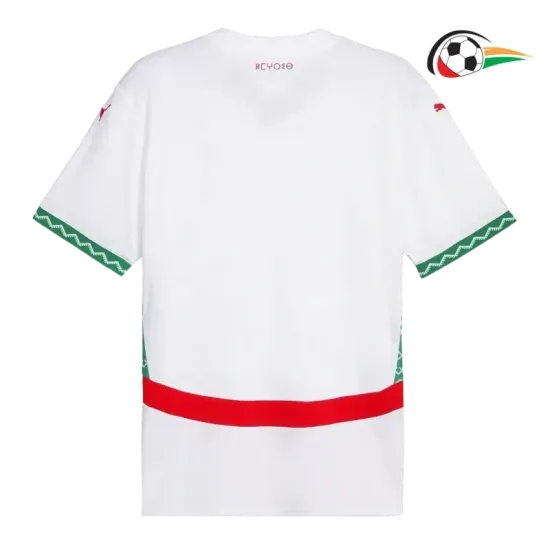 Marruecos Camisa Qualidade AAA Segundo Kit 2025 Branco Marruecos Camisa Qualidade AAA Segundo Kit 2025 Branco