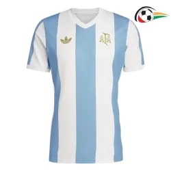Camisa Argentina Qualidade AAA Edición Conmemorativa 2024 Versão Jogador Azul/Branco