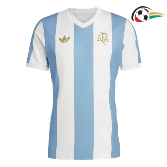 Camisa Argentina Qualidade AAA Edición Conmemorativa 2024 Versão Jogador Azul/Branco Camisa Argentina Qualidade AAA Edición Conmemorativa 2024 Versão Jogador Azul/Branco