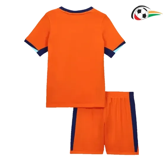 Camiseta Holanda Qualidade TAILANDESA Home 2024 Infantil Laranja