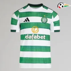Celtic Camiseta Qualidade TAILANDESA Home Primeiro Kit 2025/26 Verde/Branco