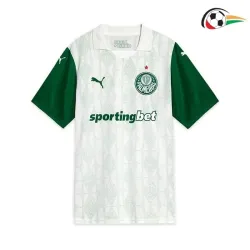 Palmeiras Camisola Replicas Visitante 2025/26 Branco