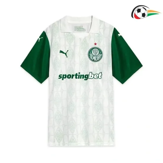 Palmeiras Camisola Replicas Visitante 2025/26 Branco Palmeiras Camisola Replicas Visitante 2025/26 Branco