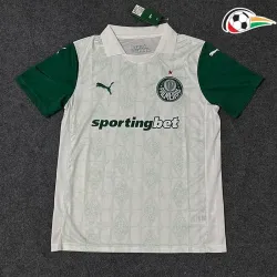 Palmeiras Camisola Replicas Visitante 2025/26 Branco