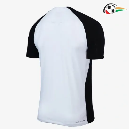 Camisa Corinthians Futebol Home 2025/26 Branco/Preto Camisa Corinthians Futebol Home 2025/26 Branco/Preto