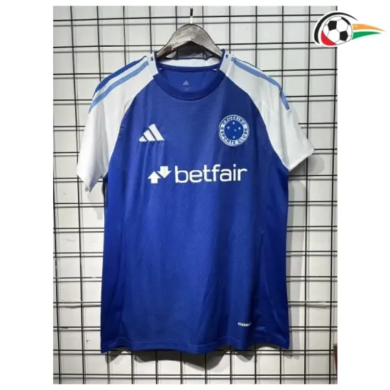 Camiseta Cruzeiro Qualidade TAILANDESA Local 2025/26 Azul Camiseta Cruzeiro Qualidade TAILANDESA Local 2025/26 Azul