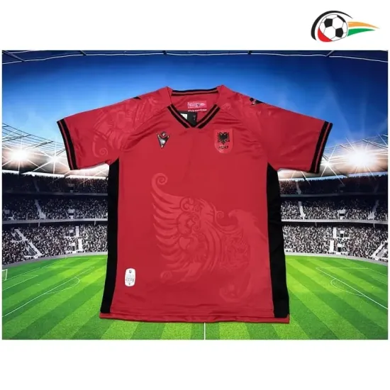Camisola Albania Qualidade TAILANDESA Home 2025 Vermelho Camisola Albania Qualidade TAILANDESA Home 2025 Vermelho