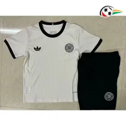 Camisola Alemania Qualidade Premium 125 Edição De Aniversário 2025 Infantil Branco/Preto