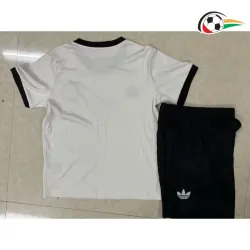 Camisola Alemania Qualidade Premium 125 Edição De Aniversário 2025 Infantil Branco/Preto