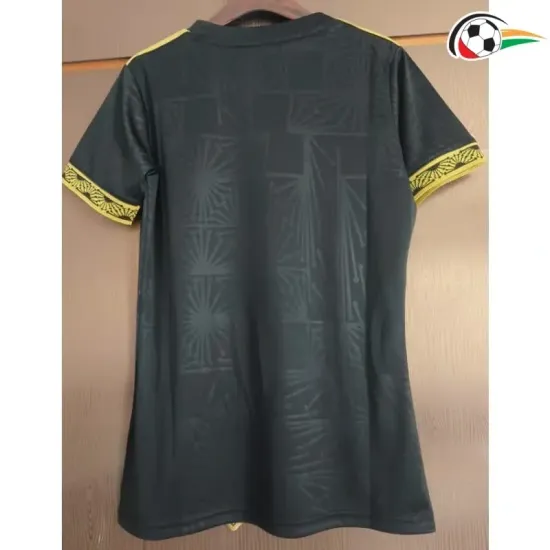Equipacione México Futebol Alternativa Terceiro Kit 2025 Mulher Preto Equipacione México Futebol Alternativa Terceiro Kit 2025 Mulher Preto