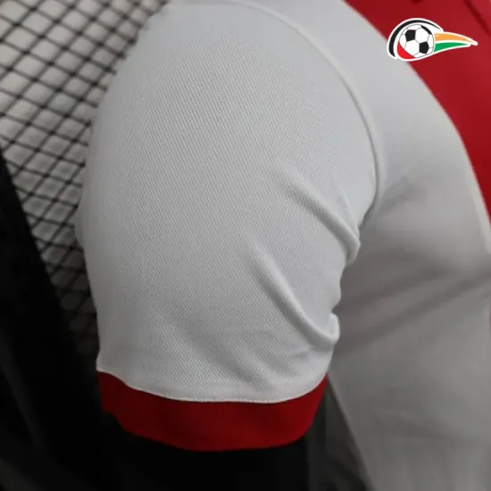 Ajax Camiseta Qualidade TAILANDESA 125 Edição De Aniversário 2025 Versão Jogador Vermelho/Branco Ajax Camiseta Qualidade TAILANDESA 125 Edição De Aniversário 2025 Versão Jogador Vermelho/Branco