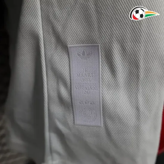 Ajax Camiseta Qualidade TAILANDESA 125 Edição De Aniversário 2025 Versão Jogador Vermelho/Branco Ajax Camiseta Qualidade TAILANDESA 125 Edição De Aniversário 2025 Versão Jogador Vermelho/Branco