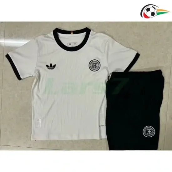 Camisola Alemania Qualidade Premium 125 Edição De Aniversário 2025 Infantil Branco/Preto Camisola Alemania Qualidade Premium 125 Edição De Aniversário 2025 Infantil Branco/Preto