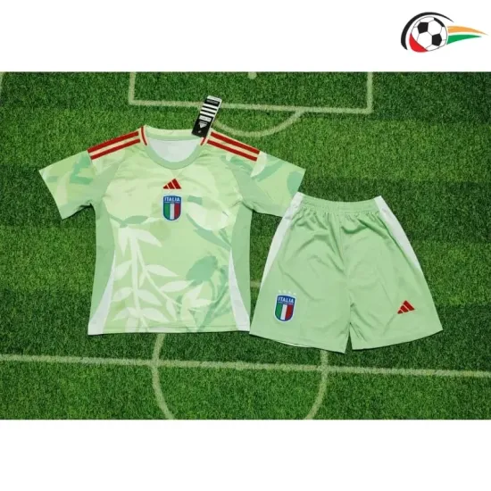 Italia Equipacione Qualidade AAA Away O EURO Feminino 2025 (Camisola + Calções) Verde Italia Equipacione Qualidade AAA Away O EURO Feminino 2025 (Camisola + Calções) Verde