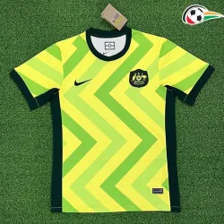 Australia Camisa Futebol Local Primeiro Kit 2025 Amarelo/Verde