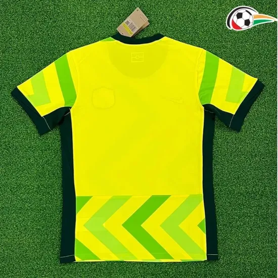 Australia Camisa Futebol Local Primeiro Kit 2025 Amarelo/Verde Australia Camisa Futebol Local Primeiro Kit 2025 Amarelo/Verde