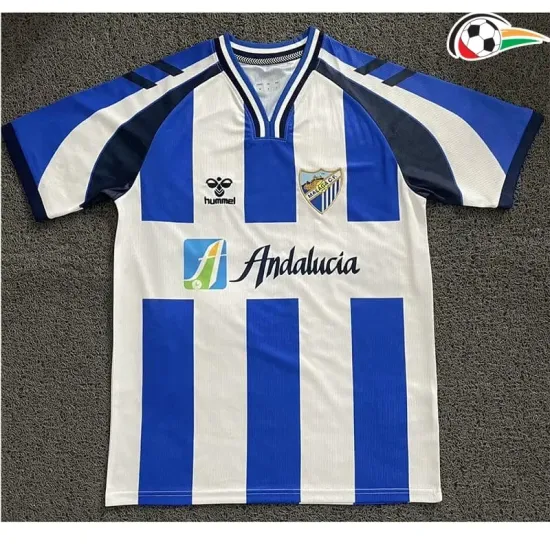 Camisa Málaga CF Baratas 2025 Edición Conmemorativa Azul/Branco Camisa Málaga CF Baratas 2025 Edición Conmemorativa Azul/Branco