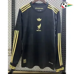 Camiseta México Qualidade TAILANDESA Thrid 2025 ML Preto