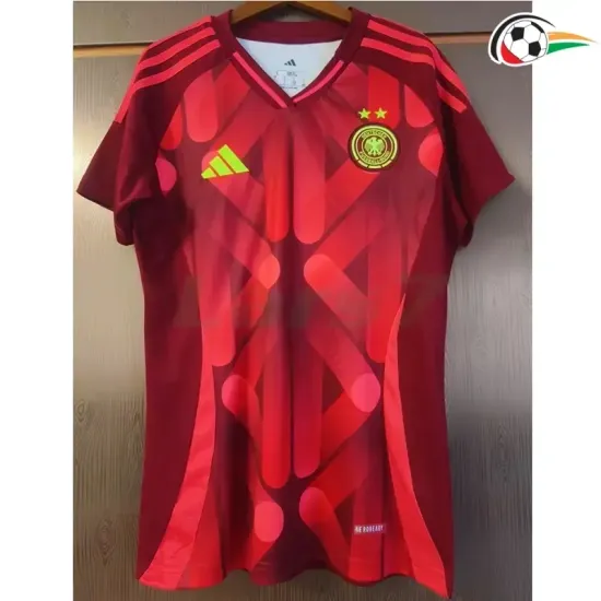 Camisola Alemania Replicas Segundo Kit O EURO Feminino 2025 Mulher Vermelho Camisola Alemania Replicas Segundo Kit O EURO Feminino 2025 Mulher Vermelho