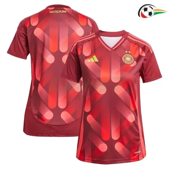 Camisola Alemania Replicas Segundo Kit O EURO Feminino 2025 Mulher Vermelho Camisola Alemania Replicas Segundo Kit O EURO Feminino 2025 Mulher Vermelho