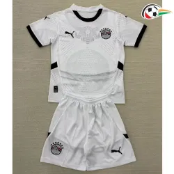 Egipto Equipacione Baratas Visitante Segundo Kit 2025 Infantil Branco