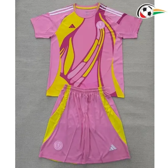 Escocia Camiseta Qualidade Premium Visitante Segundo Kit O EURO Feminino 2025 (Camisola + Calções) Rosa Escocia Camiseta Qualidade Premium Visitante Segundo Kit O EURO Feminino 2025 (Camisola + Calções) Rosa