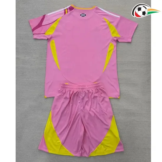 Escocia Camiseta Qualidade Premium Visitante Segundo Kit O EURO Feminino 2025 (Camisola + Calções) Rosa Escocia Camiseta Qualidade Premium Visitante Segundo Kit O EURO Feminino 2025 (Camisola + Calções) Rosa